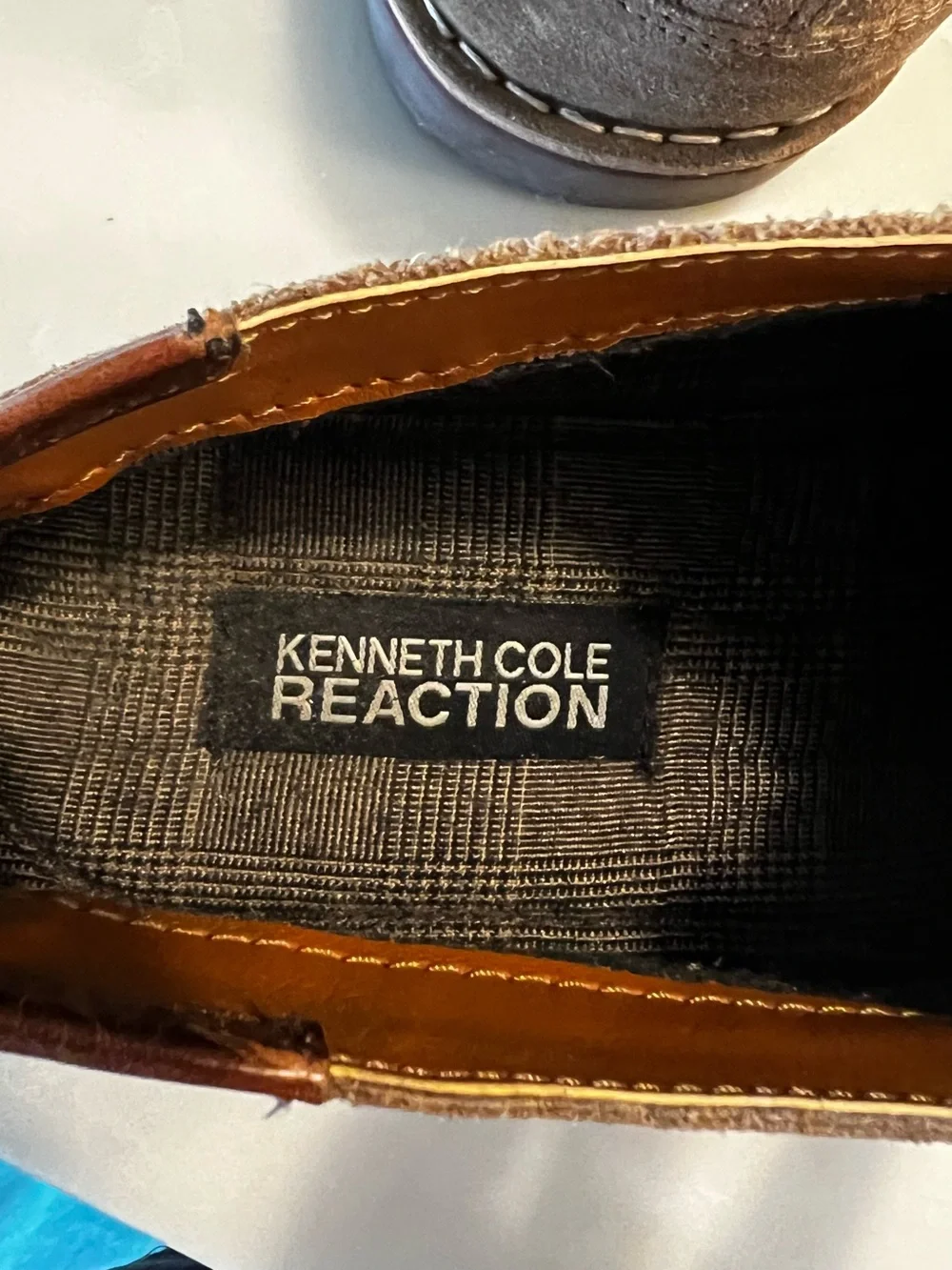 Kenneth Cole Men's Taupe Suede Chukka Boots with White Laces